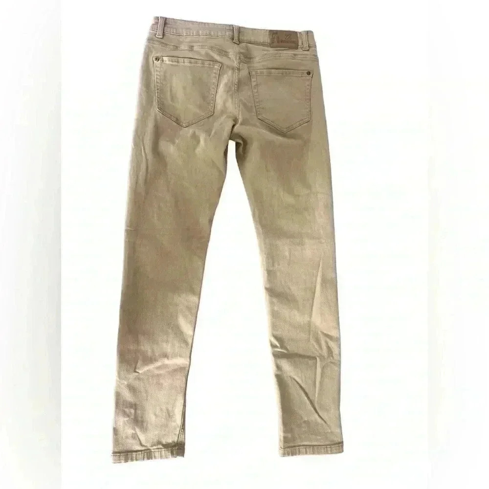 Ziz Denim Men Slim Straight Fit Size 32X30 Tan Jeans - Picture 2 of 5